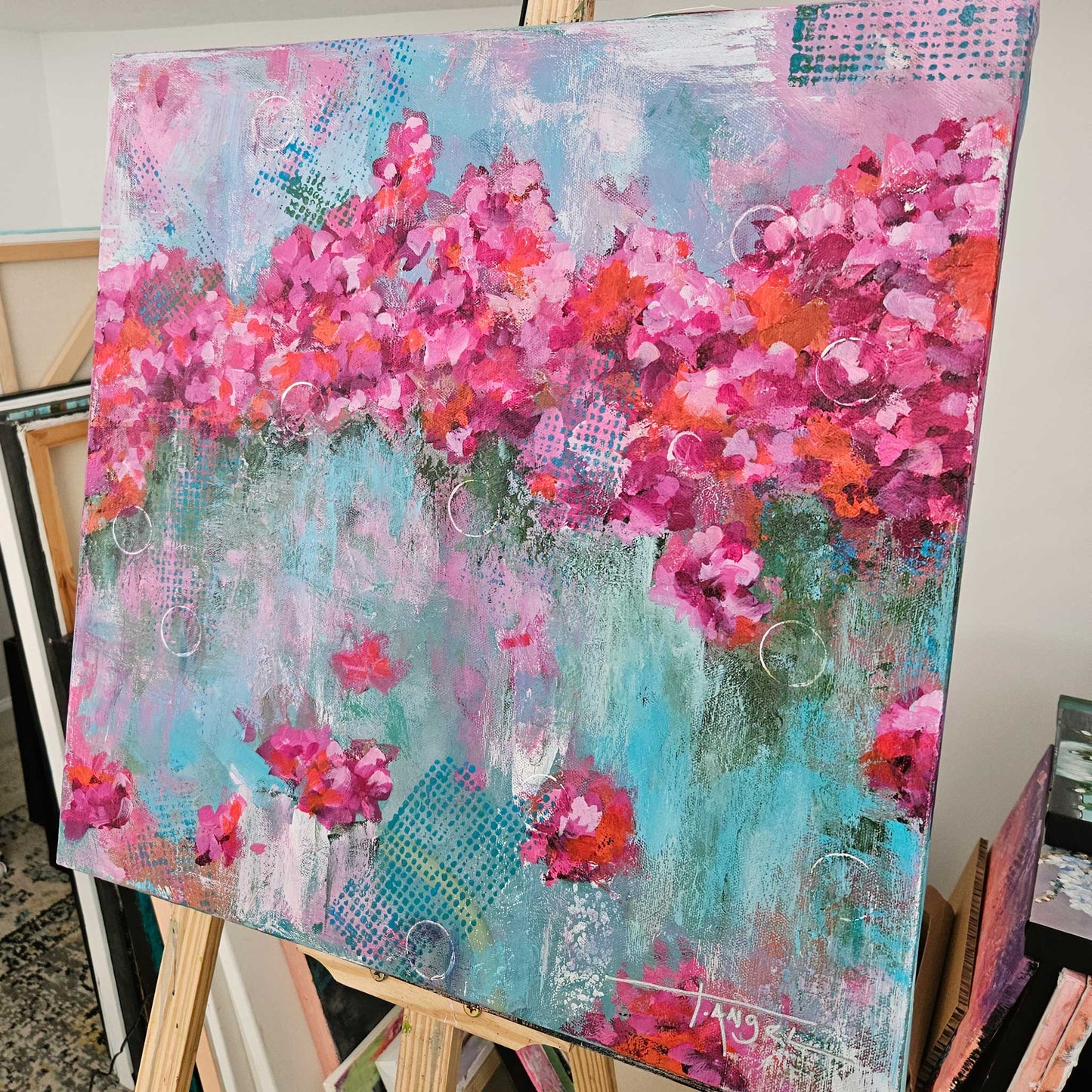 Falling for Pink | Original Painting