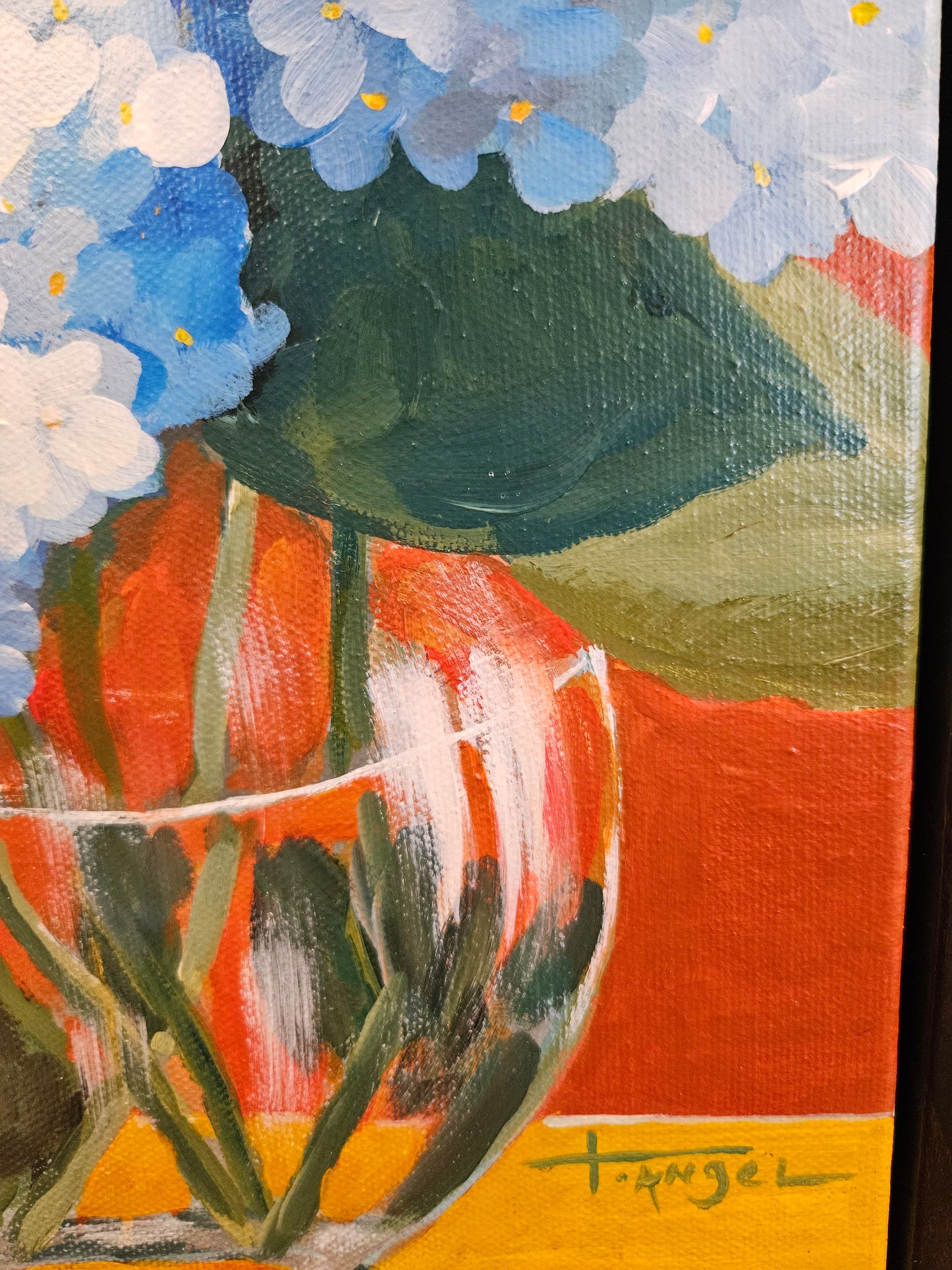Symphony of Blue | Original Painting 12x12x1.25"