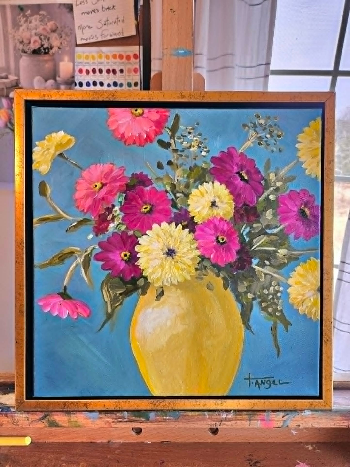 Burst of Springtime | Original Painting 12x12x1.25"