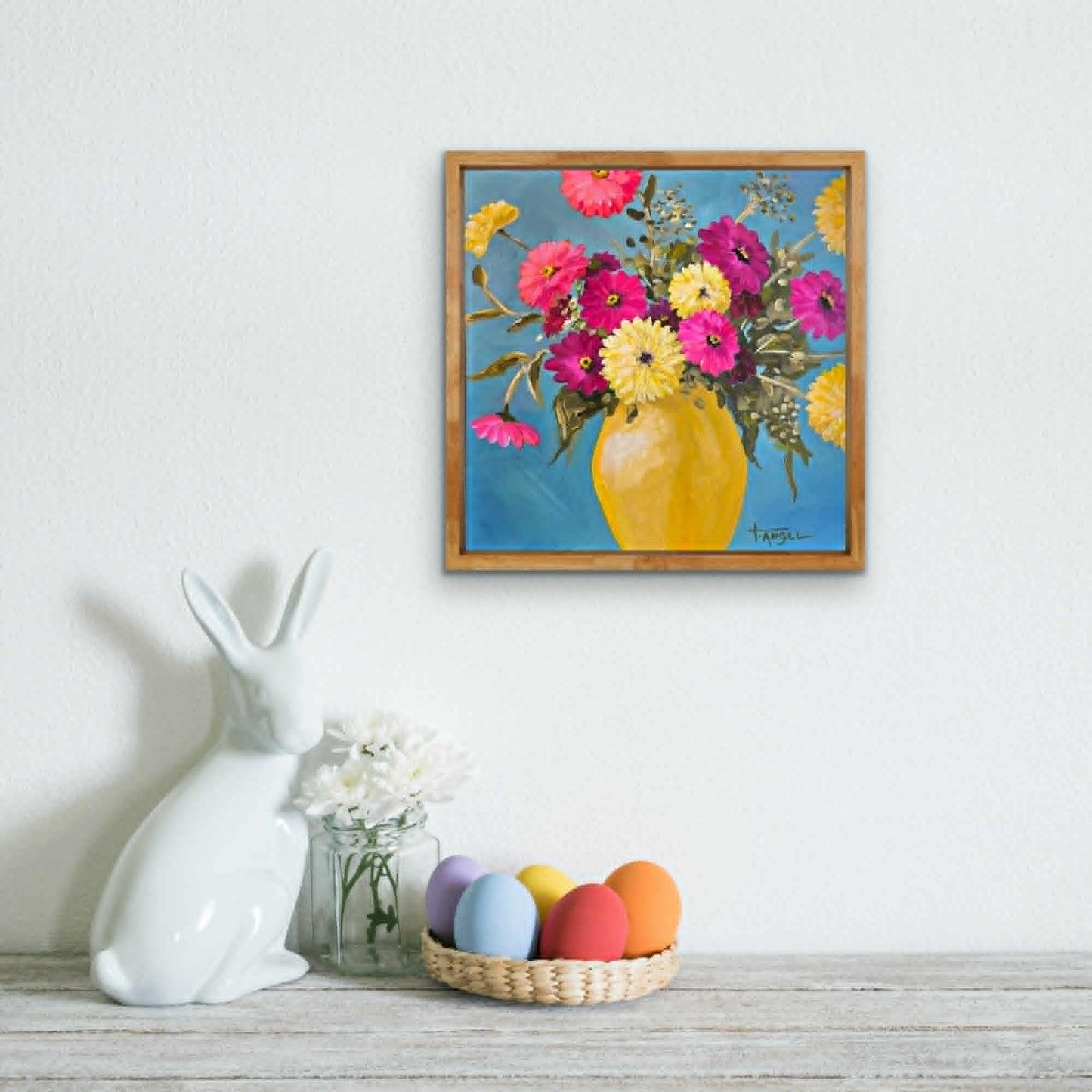 Burst of Springtime | Original Painting 12x12x1.25"