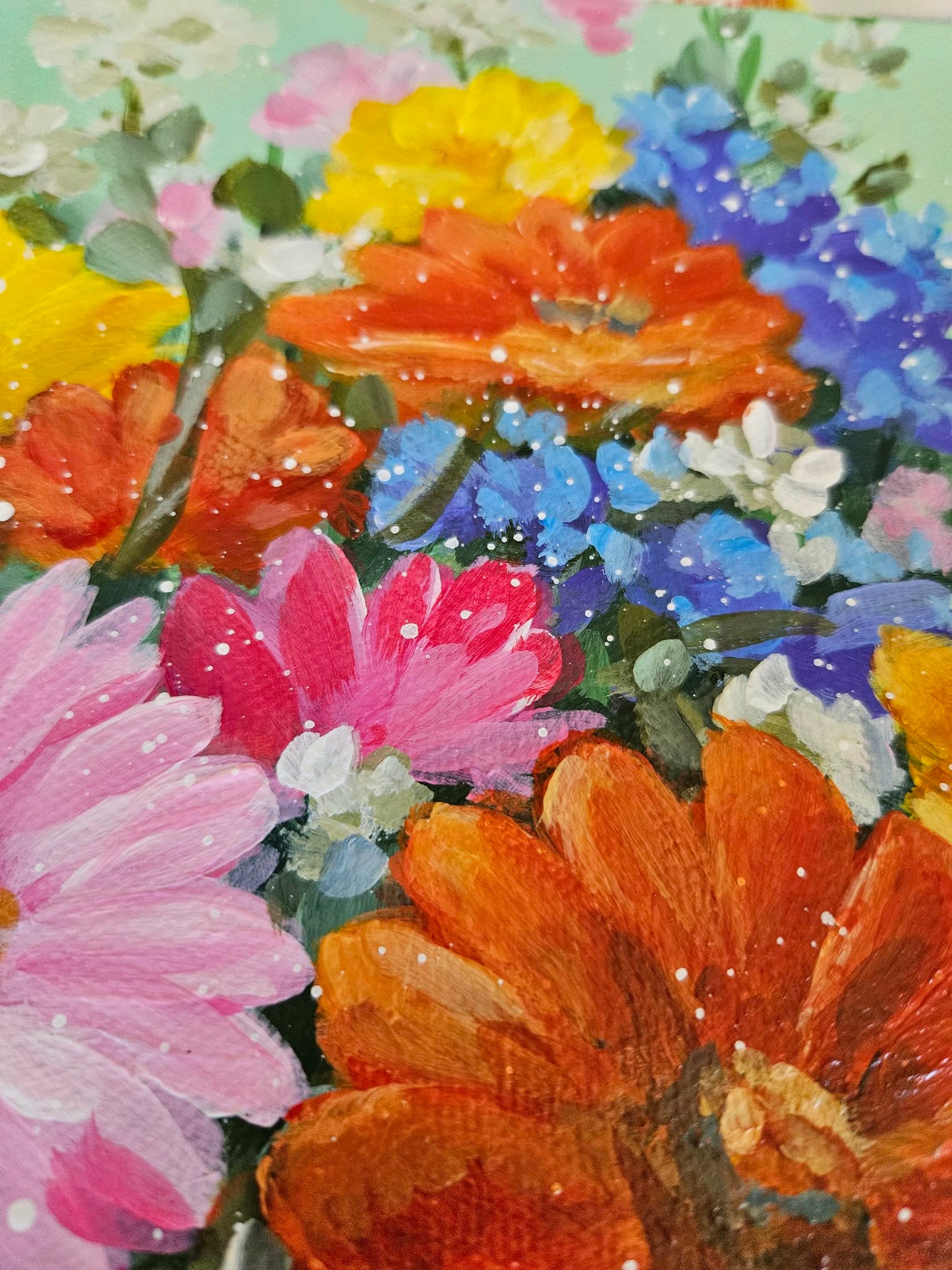Wildflowers | Original Painting | 12x12x1.25"