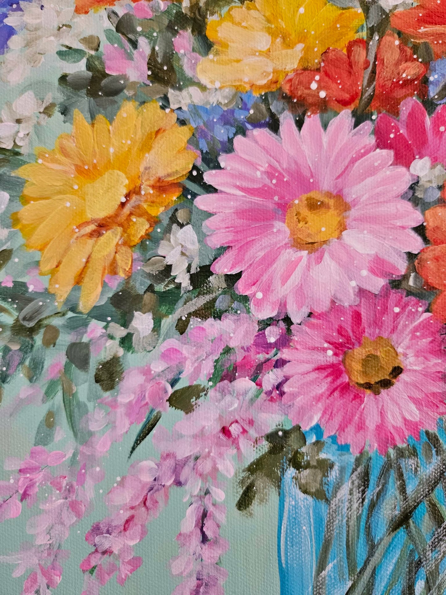 Wildflowers | Original Painting | 12x12x1.25"