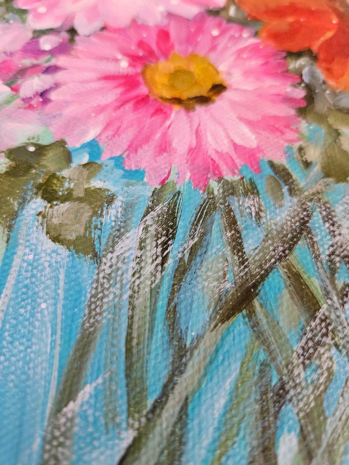 Wildflowers | Original Painting | 12x12x1.25"